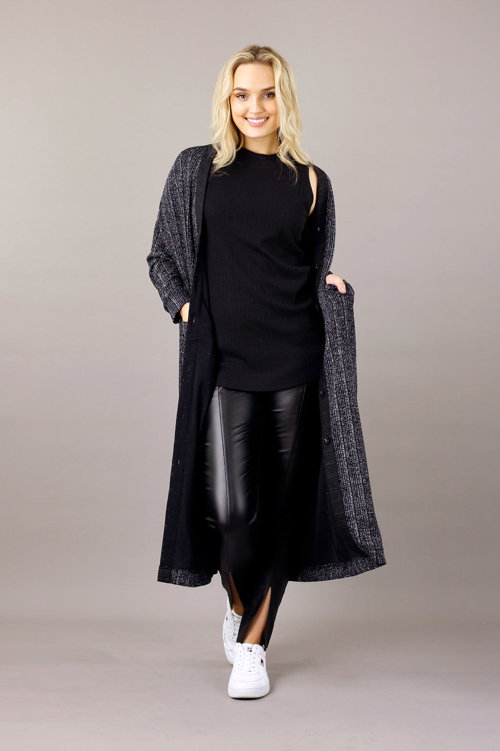 Black Shan Rib Cami - SALE