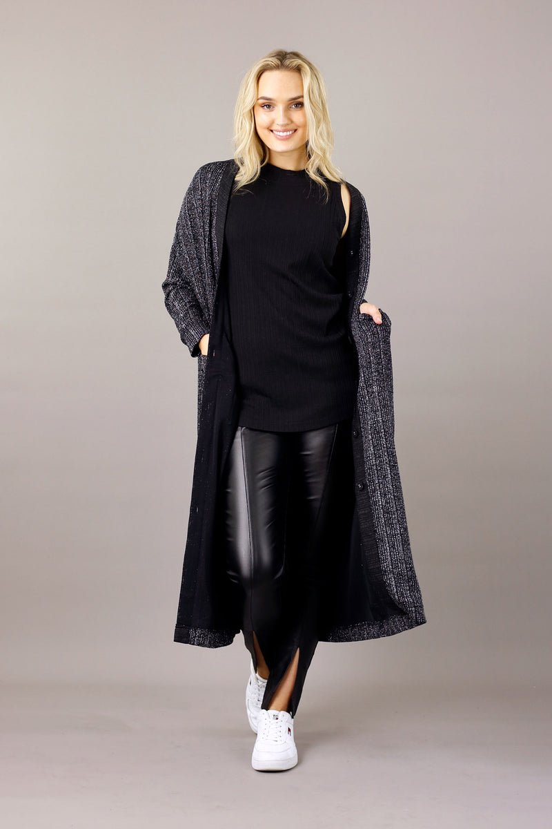 Black Shan Rib Cami - SALE