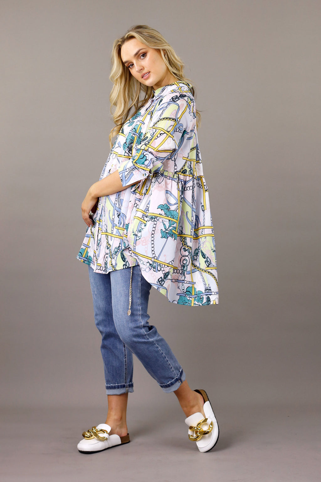 Pastel Chain Nano Maddison Shirt - FINAL SALE