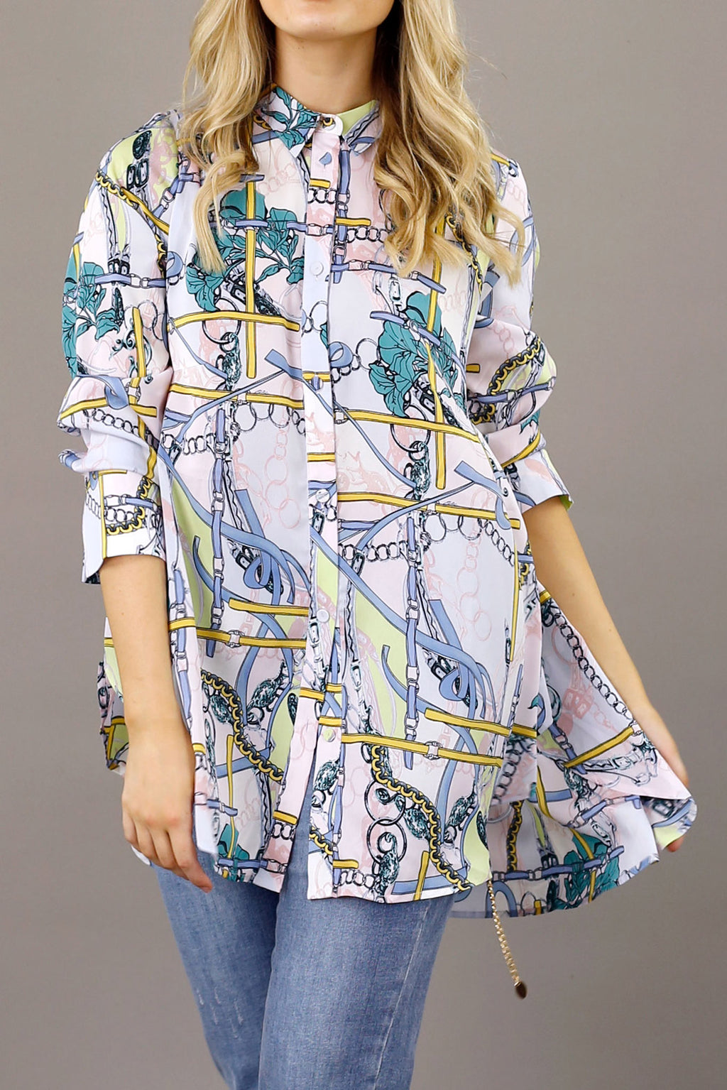 Pastel Chain Nano Maddison Shirt - FINAL SALE