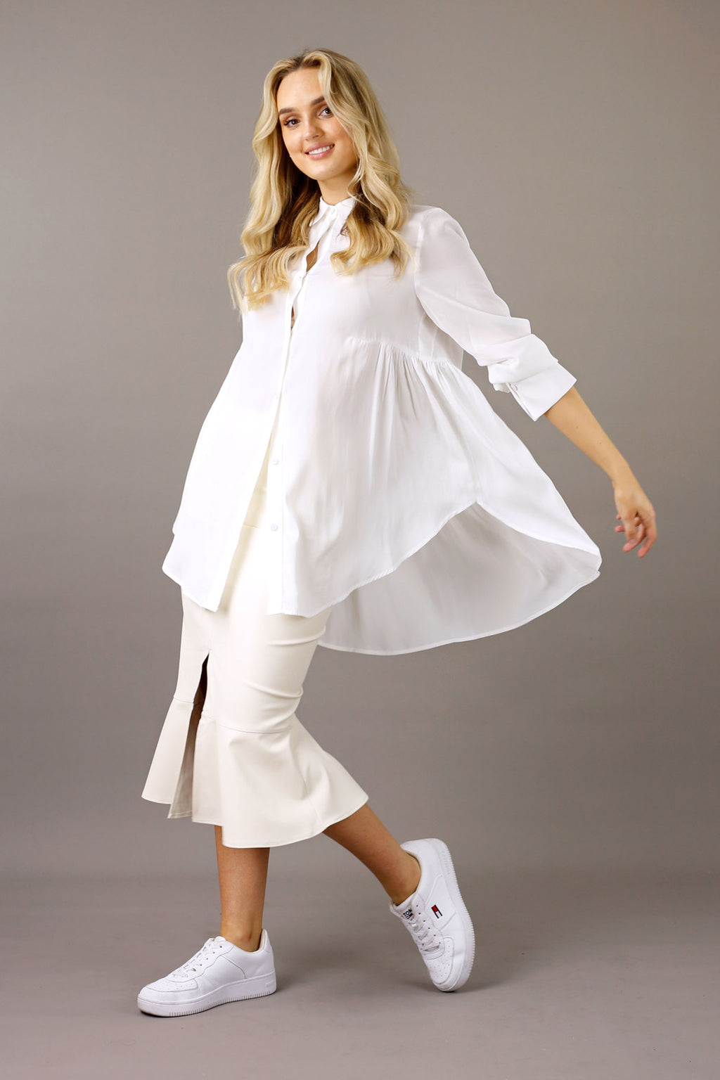 White Seta Maddison Shirt - SALE