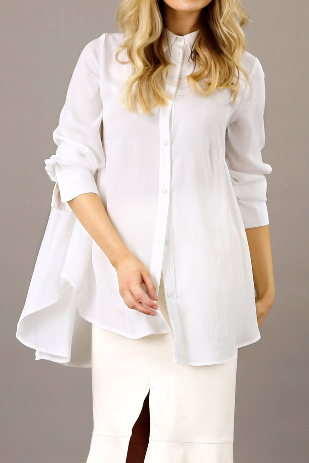 White Seta Maddison Shirt - SALE