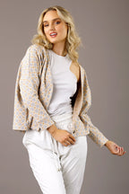 Silver Chain Knit Cardigan - FINAL SALE