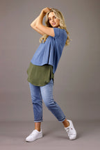 Denim Twinkle Bell Tee - SALE