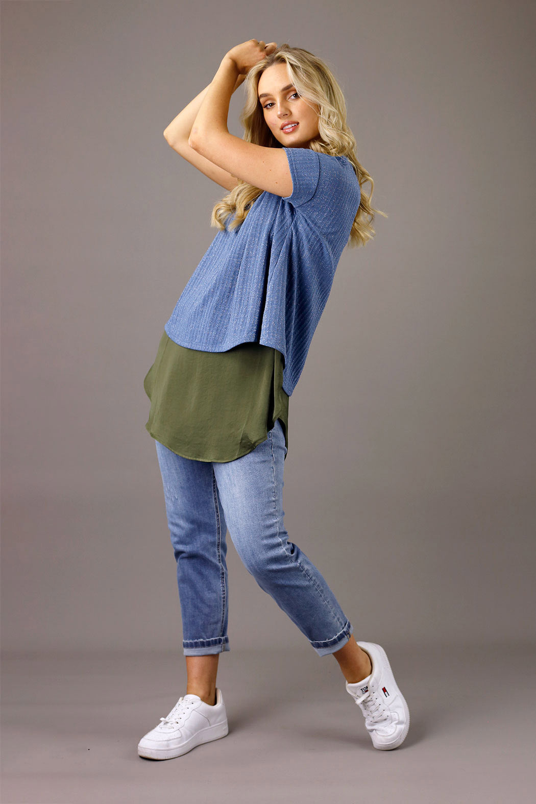 Denim Twinkle Bell Tee - SALE