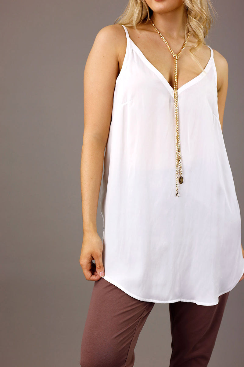 White Seta Effortless Cami - SALE