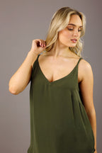 Olive Seta Effortless Cami - SALE
