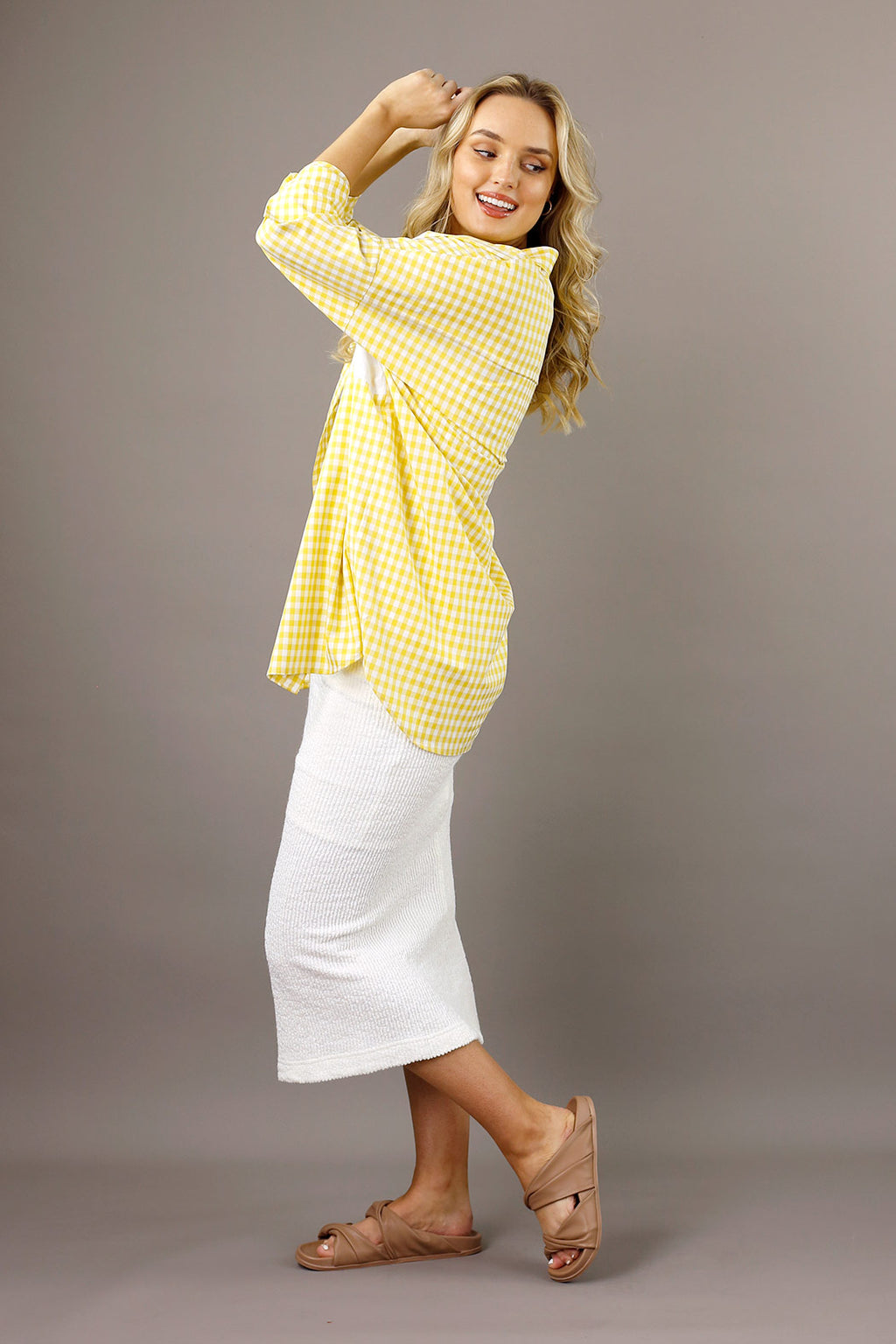 Yellow Nano Panel Shirt - SALE