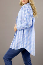 Blue Nano Panel Shirt - SALE