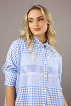 Blue Nano Panel Shirt - SALE