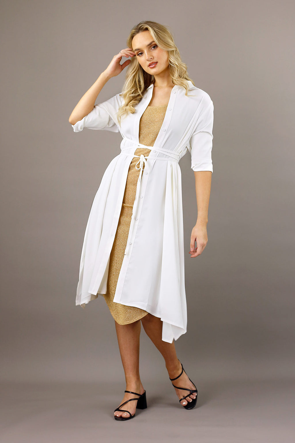 Ivory Soft Touch Empire Shirt - SALE