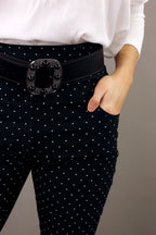 Black Spot Bengaline Split Pant - SALE