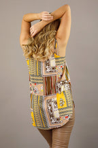 Patchwork Silky Effortless Cami - SALE