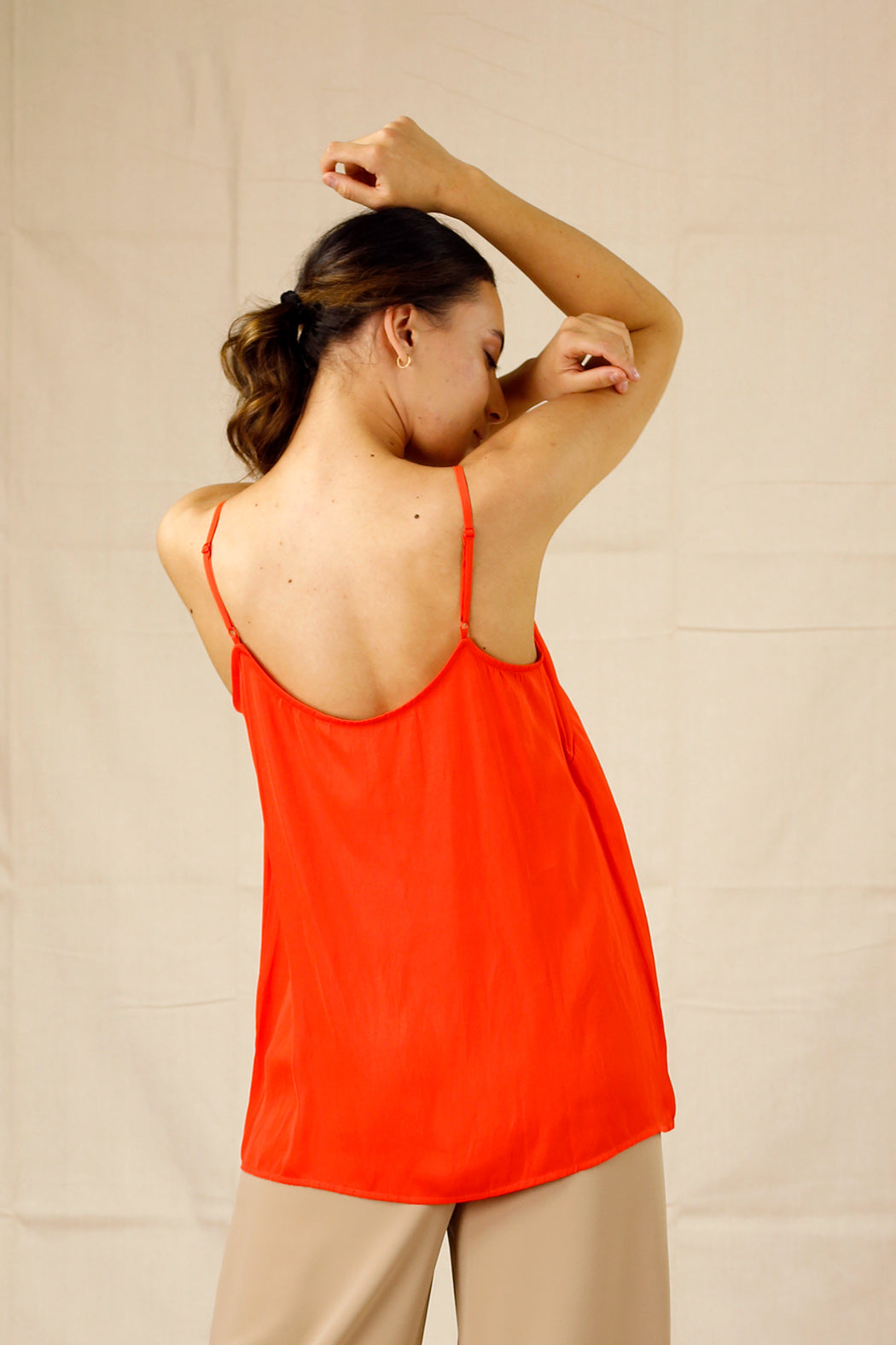 Orange Seta Lily Cami - SALE