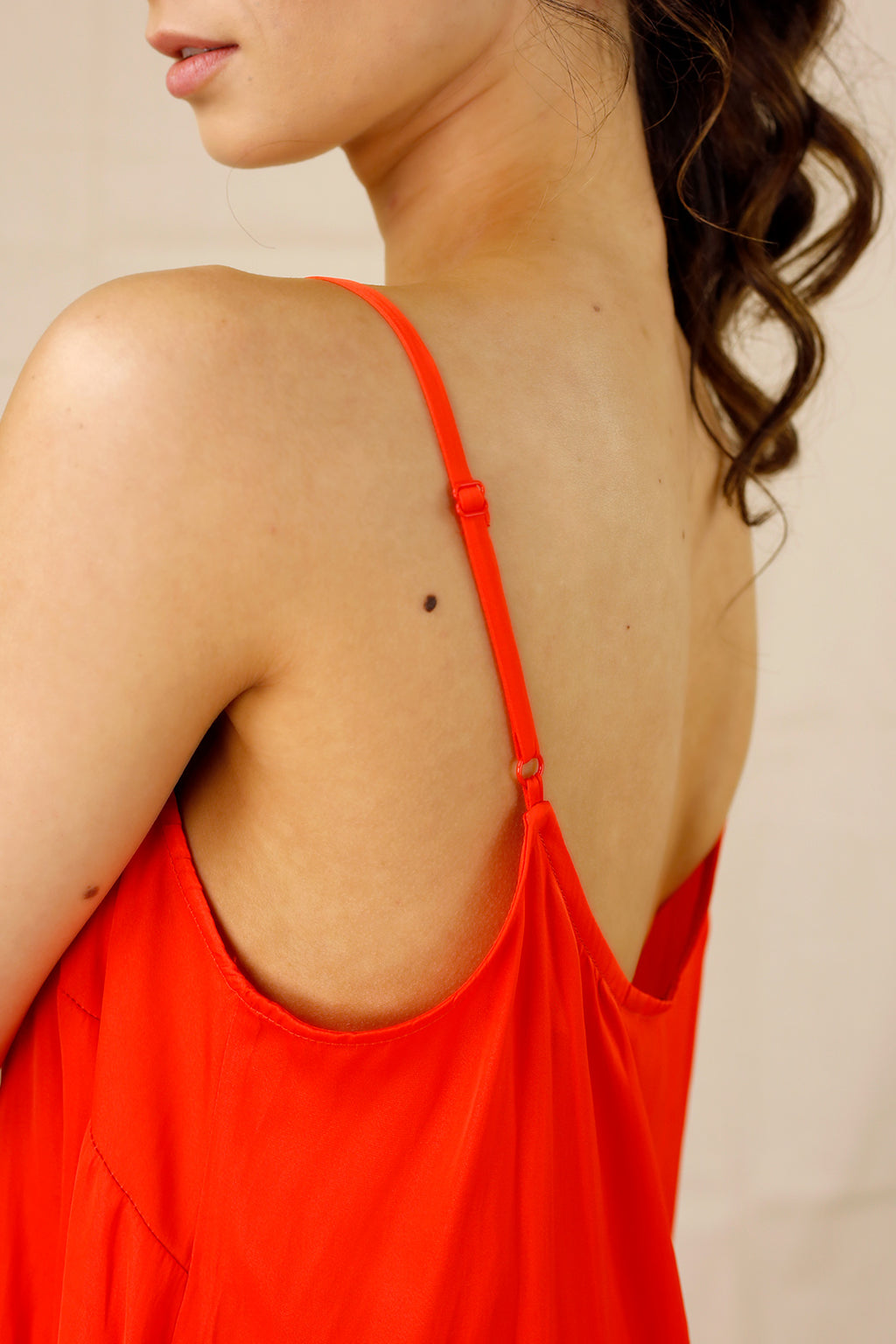 Orange Seta Lily Cami - SALE