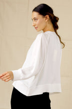 White Silky Cardigan - SALE