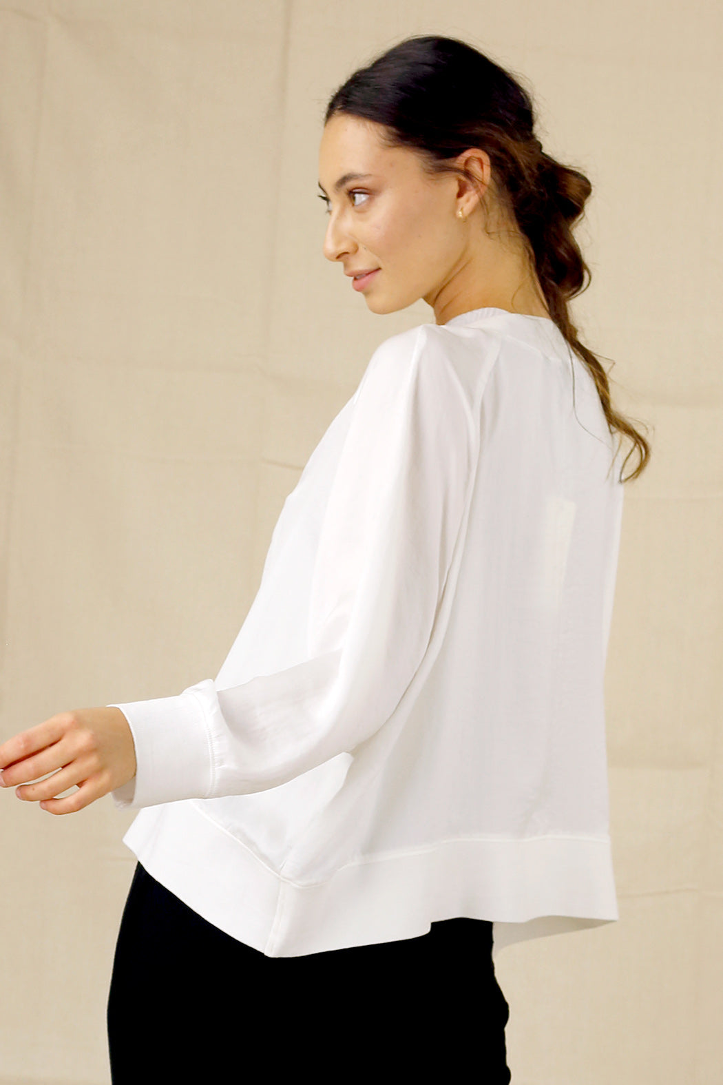 White Silky Cardigan - SALE