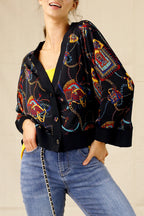 Black Bridle Silky Cardigan - SALE