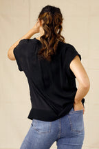 Black Silky T-Shirt - SALE