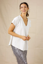Ivory Boyfriend T-Shirt - SALE