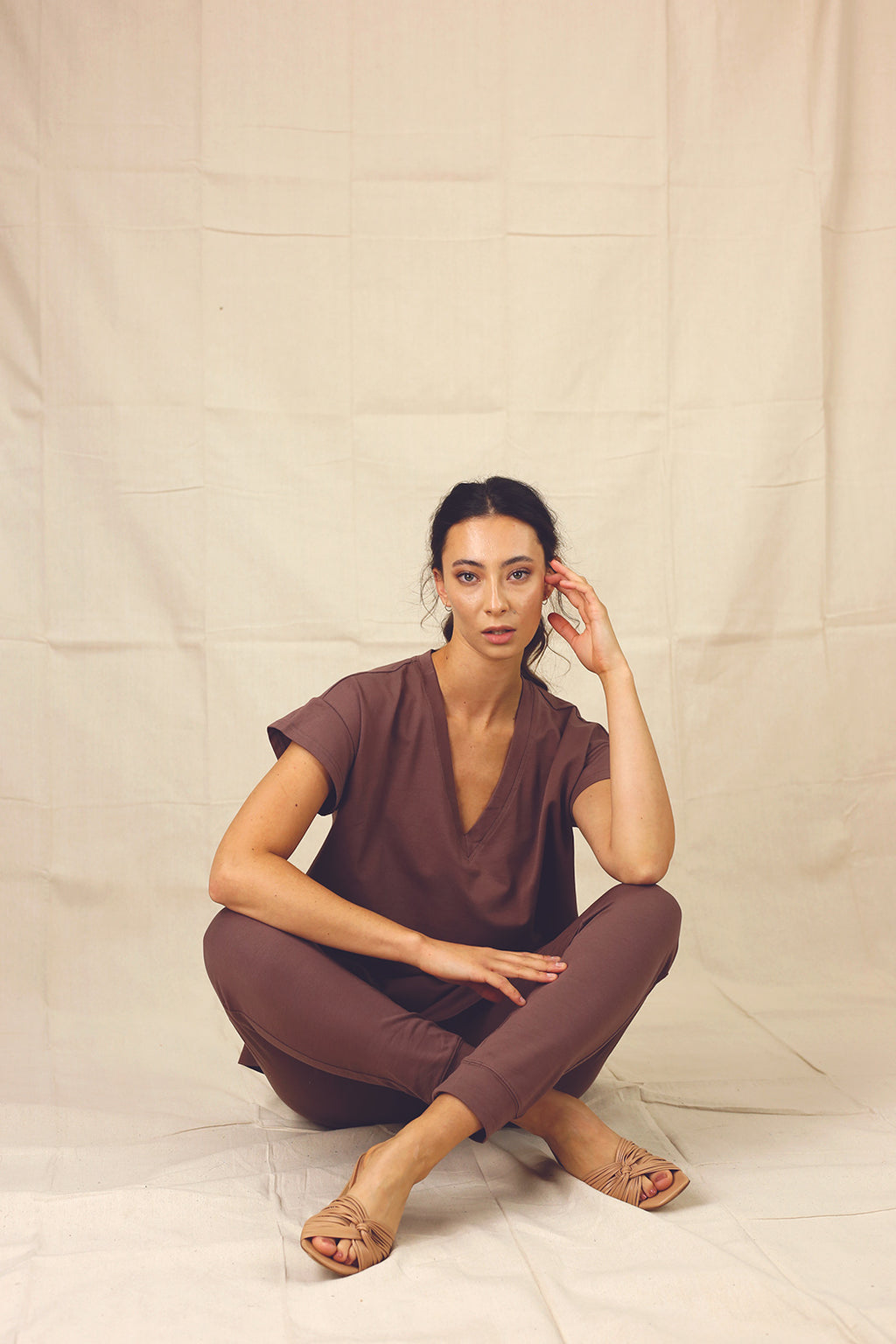 Dusty Mauve Boyfriend T-Shirt - SALE