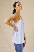 Pale Blue Seta Lily Cami - SALE