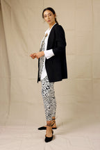 Cream Animal High Rise Bennie Pant - SALE