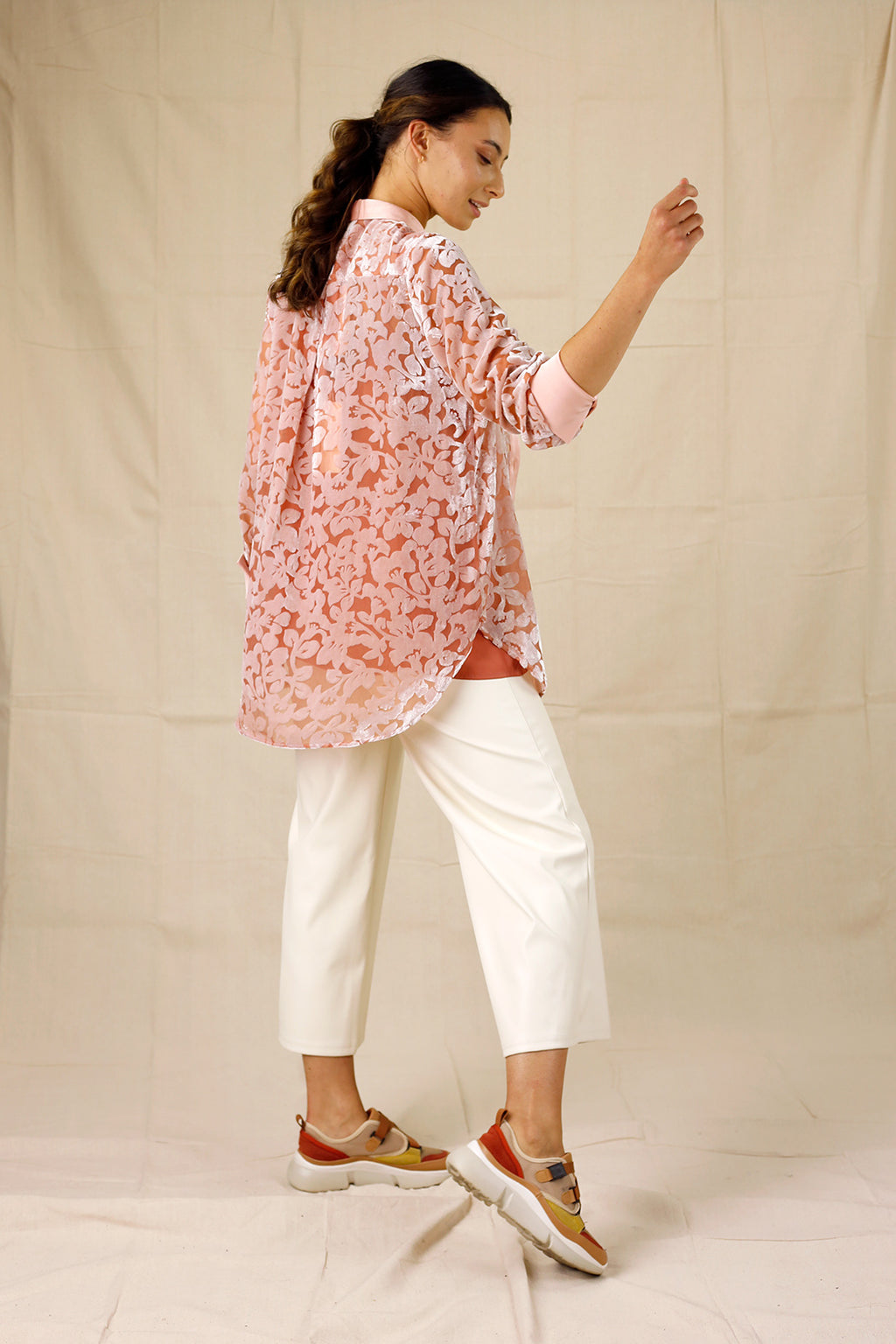 Pink Luxury Boyfriend Shirt - SALE