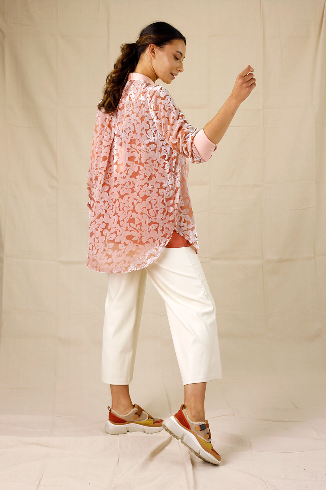Pink Luxury Boyfriend Shirt - SALE