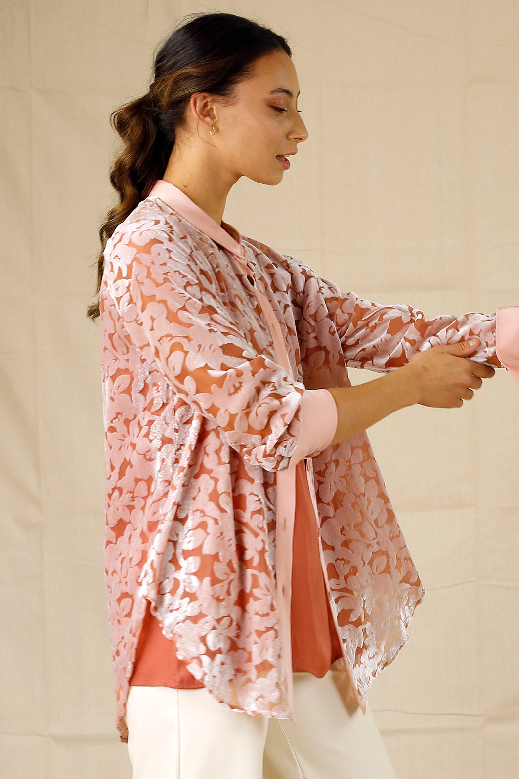 Pink Luxury Boyfriend Shirt - SALE