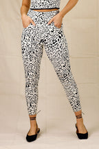 Cream Animal High Rise Bennie Pant - SALE
