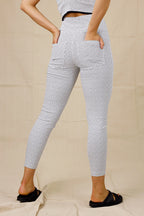 White Speckle High Rise Bennie Pant - SALE