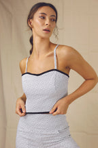 White Speckle Miracle Bralette - FINAL SALE