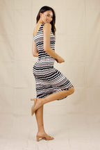 Stripe Jersey Shirttail Slip - SALE