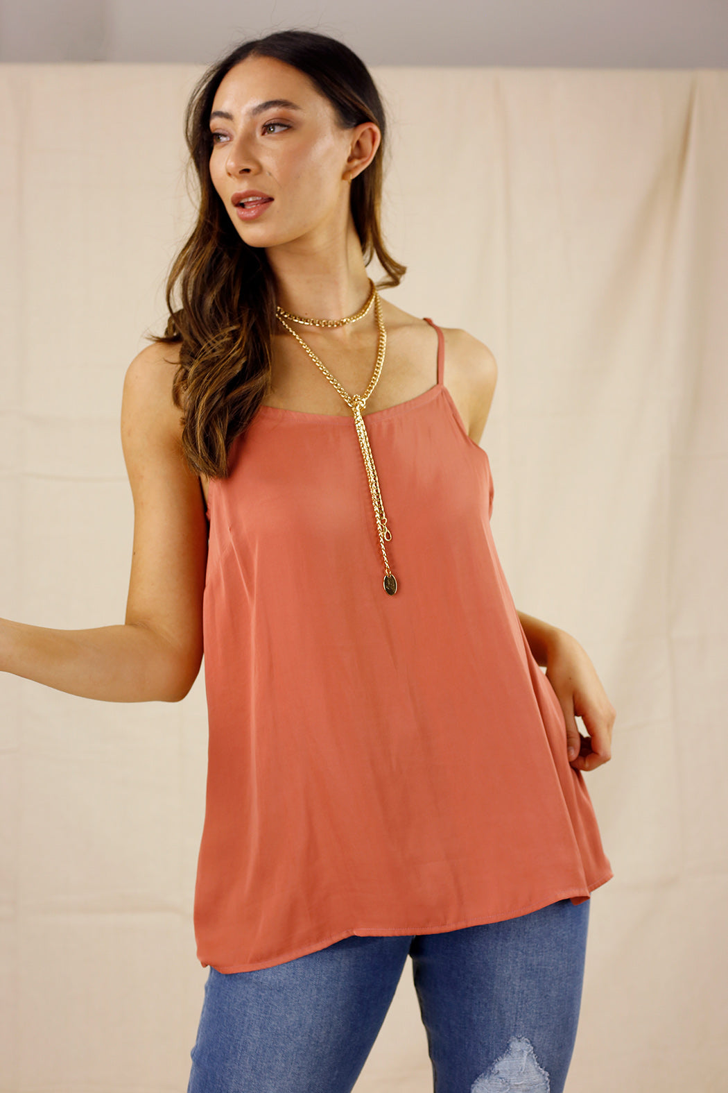 Peach Seta Lily Cami - SALE