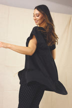 Black Seta Tiered Top - SALE