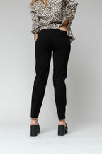 Black Ponte Easy Fit Pant
