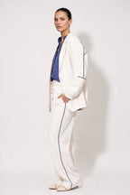 Ivory Euro Action Back Blazer