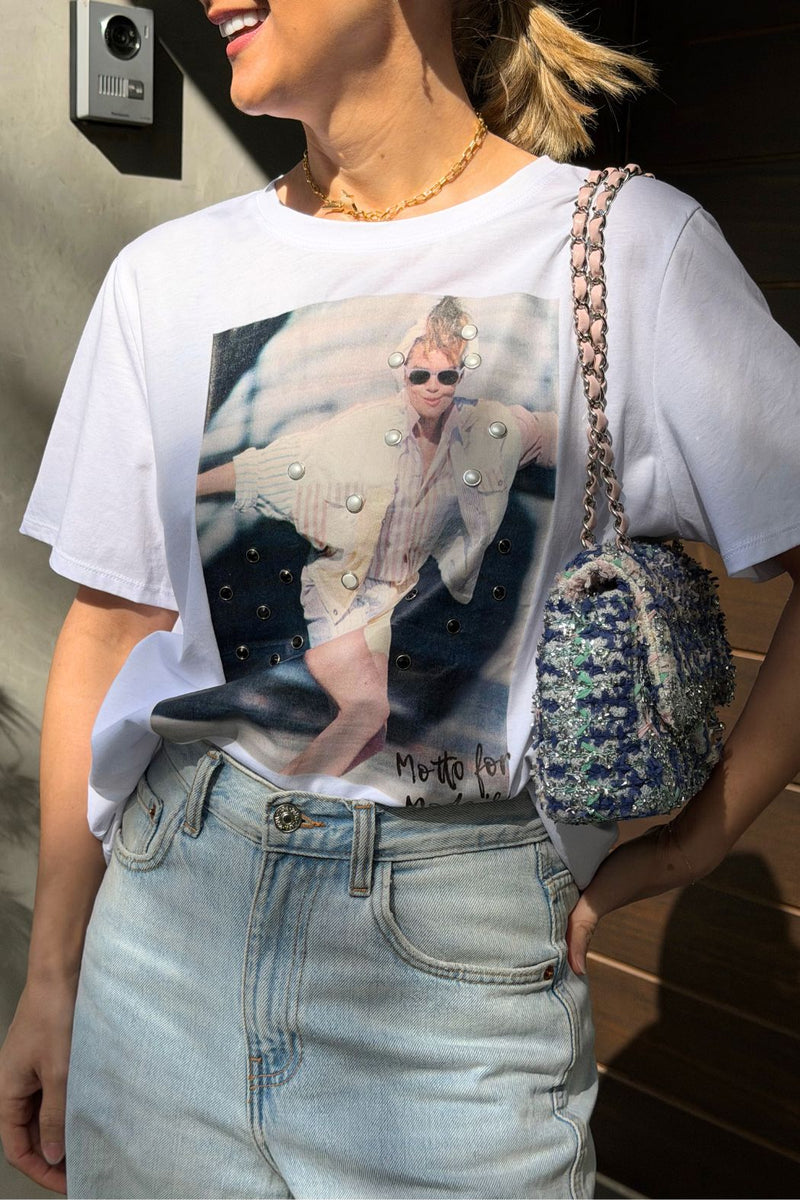 White Mode Magazine T-Shirt