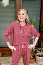 Rose Tencel Hoodie