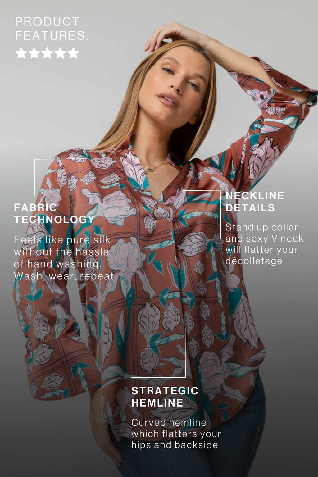 Sienna Leaf Blogger Shirt