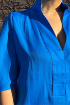 Sapphire Milan Fluted Blogger Shirt