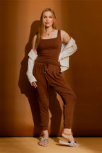 Rich Brown Tencel Body Cami Brown