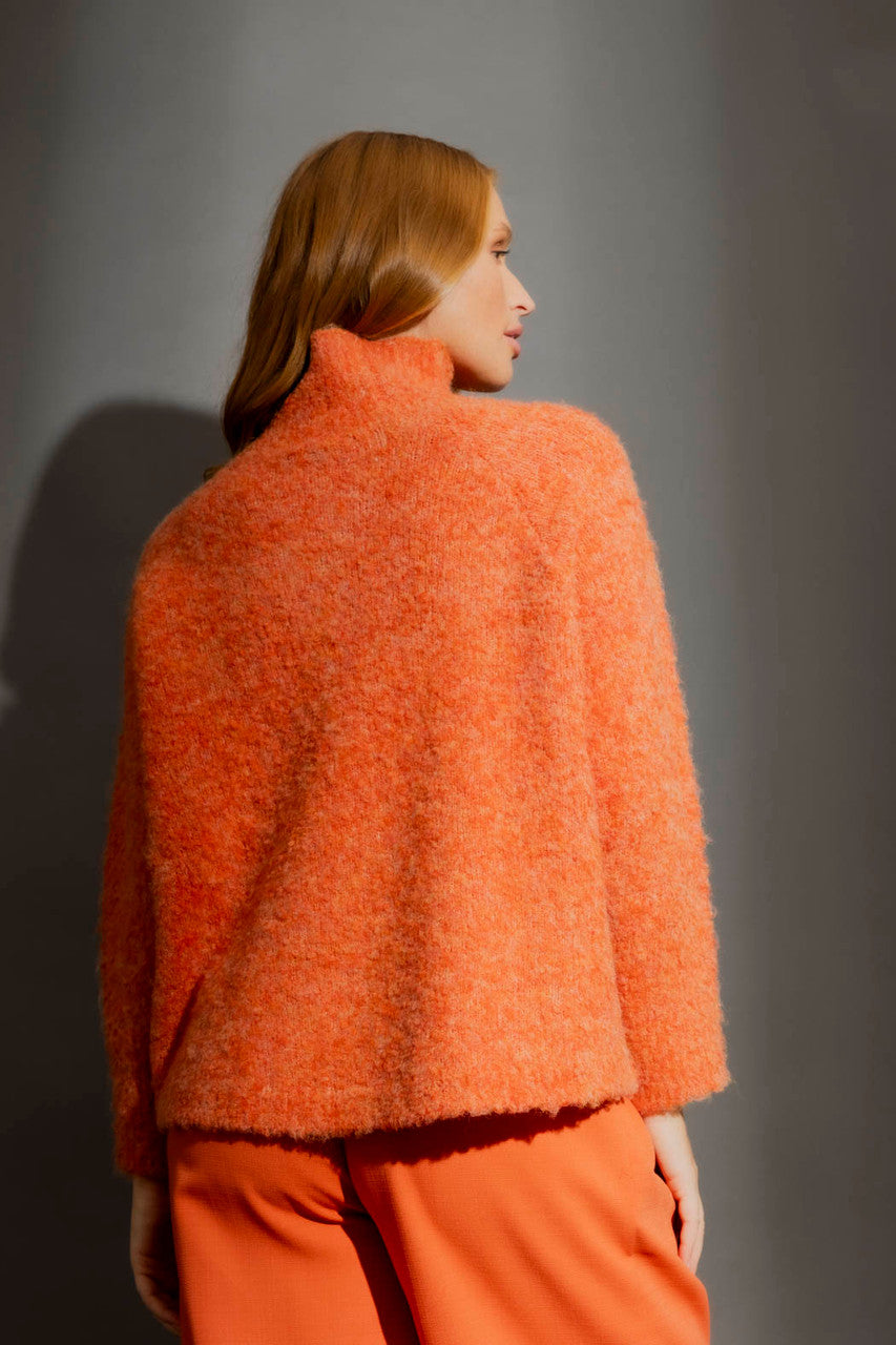 Orange Knobbly Knit Jumper Orange S
