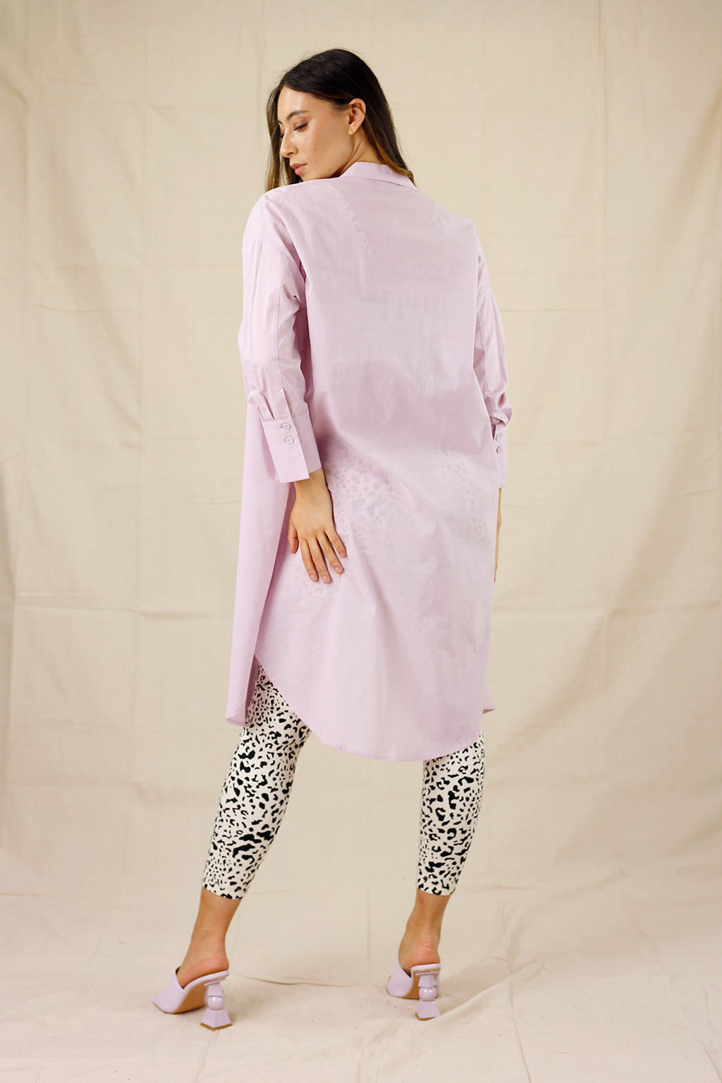 Lilac Cotton Amber Shirt - SALE