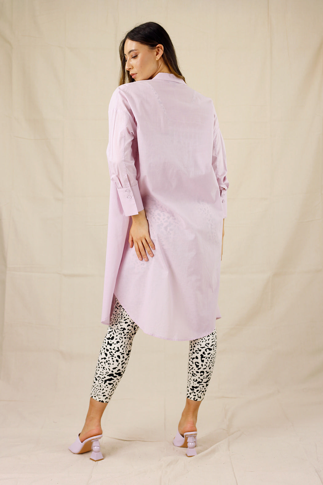Lilac Cotton Amber Shirt - SALE