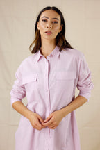 Lilac Cotton Amber Shirt - SALE