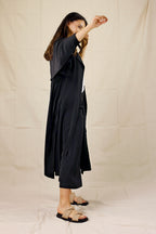 Black Soft Touch Trench - SALE