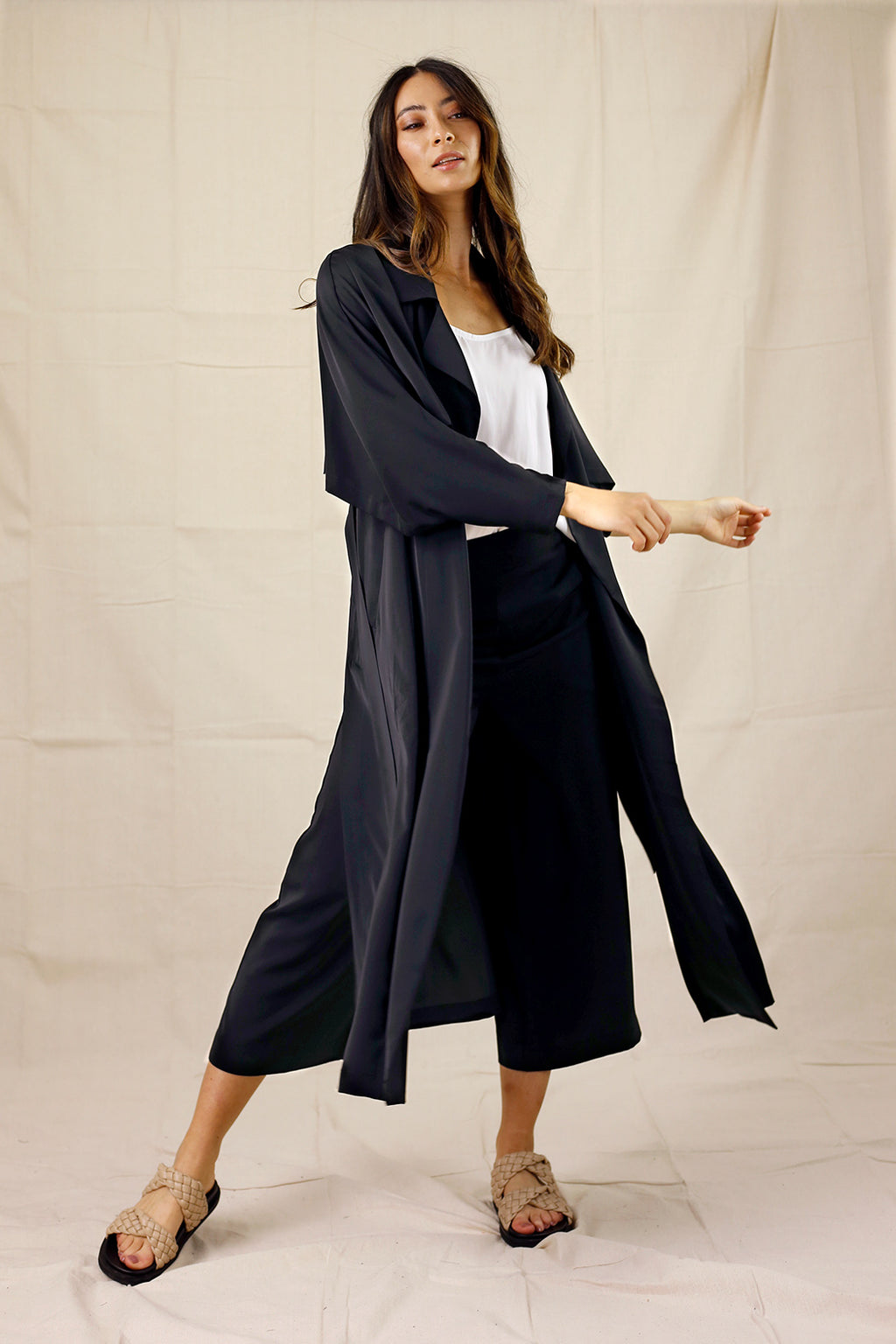 Black Soft Touch Crown Culotte - SALE