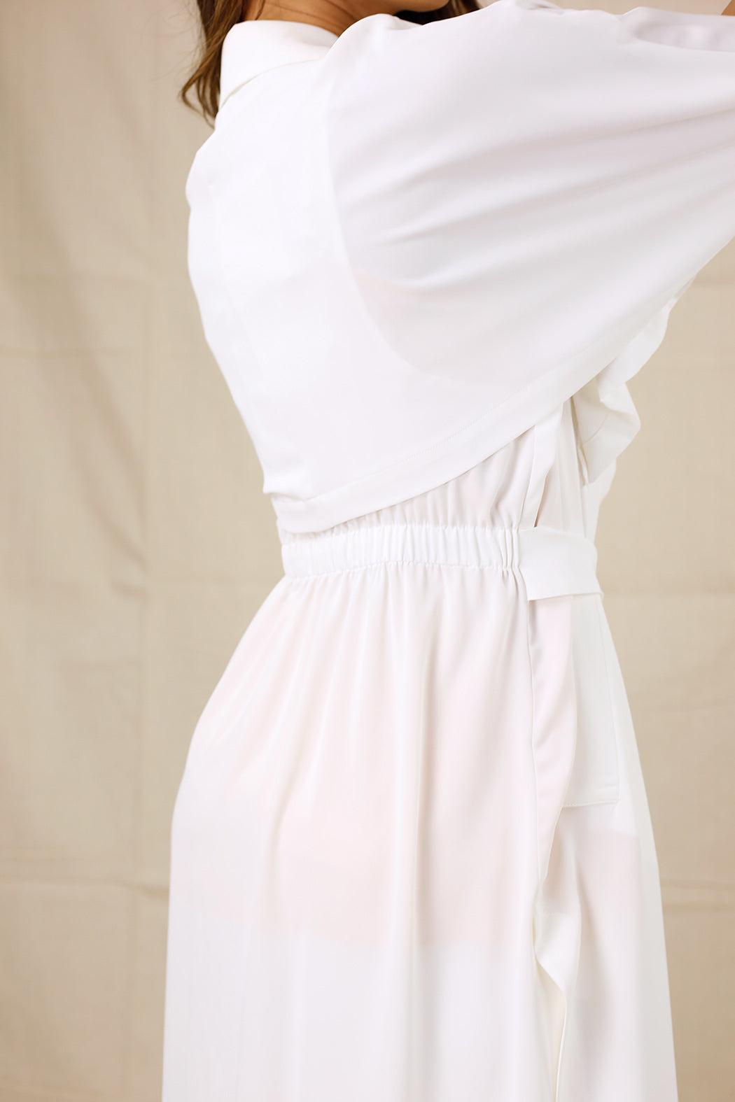 Ivory Soft Touch Trench - SALE